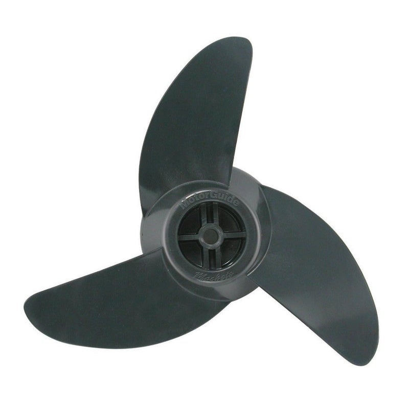 MotorGuide MGA089G Machete III Propeller, Trolling Motor Prop, Gray, 3-Blade 3.5 Inch Hub